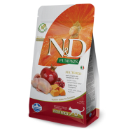 N&D GF Pumpkin CAT NEUTERED Quail & Pomegranate 1,5kg - cena, porovnanie