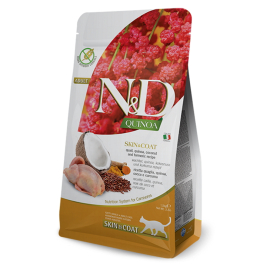 N&D Quinoa CAT Skin & Coat Quail & Coconut 1,5kg