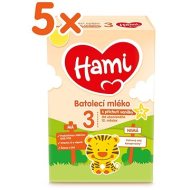 Nutricia Hami 12+ batoľacie mlieko s vanilkovou príchuťou 5x600g - cena, porovnanie