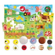 Headu Montessori hmatové puzzle - cena, porovnanie