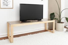 Hanah Home Masívny TV stolík THROUGH 130 cm