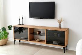 Hanah Home Masívny TV stolík MISTERO 150 cm