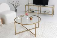 Hanah Home Elegantný konferenčný stolík SUN 83 cm - cena, porovnanie