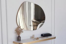 Hanah Home Elegantné zrkadlo RAIL 75 cm