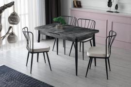 Hanah Home Dizajnový jedálenský stôl AY II 120 - 150 cm