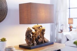 Invicta Dizajnová stolová lampa ARAGON 50 cm