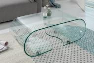 Invicta Extravagantný sklenený konferenčný stolík FANTOME 90 cm - cena, porovnanie