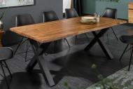 Invicta Masívny jedálenský stôl MAMMUT NATURE 160 cm - cena, porovnanie
