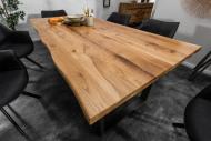 Invicta Masívny jedálenský stôl s okrajom stromu LIVING EDGE 160 cm - cena, porovnanie