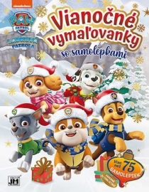 Vianočné vymaľovanky a samolepky/ Labková patrola