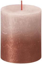 Bolsius Rustic, Vianočná, Sunset Misty Pink+ Amber 80/68 mm