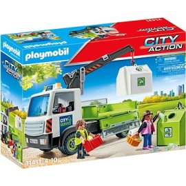 Playmobil 71431 Vozidlo na prepravu skla s kontajnerom