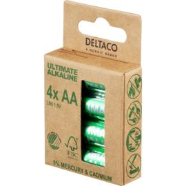 Deltaco Batérie alkalické ULTIMATE AA LR06 4ks