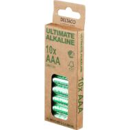 Deltaco Batérie alkalické ULTIMATE AAA LR03 10ks - cena, porovnanie