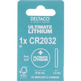 Deltaco Gombíkové batérie Ultimate CR2032 1ks