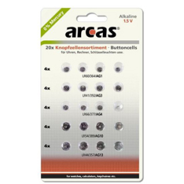 Arcas Batérie 4xAG1/4xAG3/4xAG4/4xAG10/4xAG13