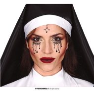 Guirca Nalepovacie kamienky na tvár - mníška - halloween - cena, porovnanie
