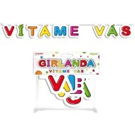 Rappa Girlanda papierová - Vítame vás - 128 cm