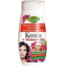 Bc Bione Cosmetics Bio Keratín + Ricínový olej Regeneračný kondicionér 260ml