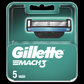 Gillette Mach3 Náhradné hlavice 5ks