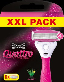 Wilkinson Quattro for Women náhradné hlavice 6ks