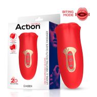 Action Ember Licking and Vibrating Mouth Shape Massager - cena, porovnanie