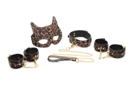 Master Series Leopard Print Bondage Set - cena, porovnanie