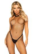 Leg Avenue Racer Neck Bodystocking - cena, porovnanie