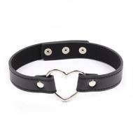 Fetish Addict Collar with Heart Shaped Hoop Adjustable - cena, porovnanie