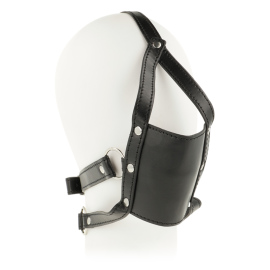 Ohmama Head Harness with Muzzle Cover Ball Gag