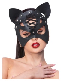 Fever Mock Leather Cat Mask