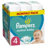 Pampers Active Baby 4 9-14kg 180ks - cena, porovnanie