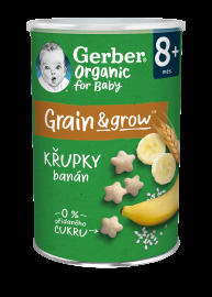 Nestlé GERBER Organic chrumky banánové 35g