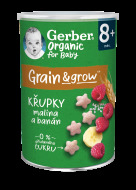 Nestlé GERBER Organic chrumky s malinami a banánom 35g - cena, porovnanie