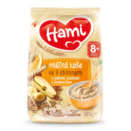 Nutricia Hami mliečna kaša so 7 obilninami s jablkom, banánom a pomarančom 210g - cena, porovnanie