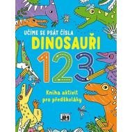 Kniha aktivit pro předškoláky Učíme se psát čísla Dinosauři - cena, porovnanie