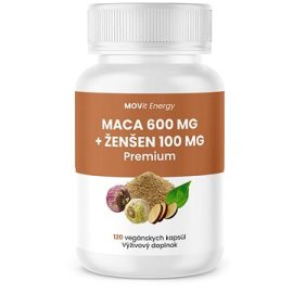 Movit Maca 600 mg + Ženšen 100 mg 120tbl