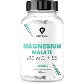 Movit Magnesium malate 100 mg + B6 90tbl