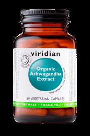 Viridian Organic Ashwagandha Extract 60tbl