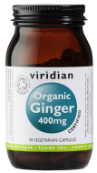 Viridian Organic Ginger 400mg 90tbl - cena, porovnanie