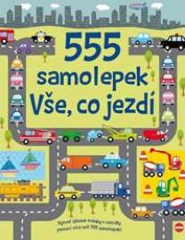 555 samolepek - Vše, co jezdí