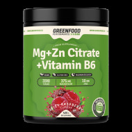 Greenfood Mg + ZN Citrate + Vitamin B6 420g - cena, porovnanie
