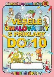 Veselé omalovánky s příklady do 10