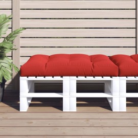 vidaXL Podložka na paletový nábytok, červená 120x80x12 cm, látka