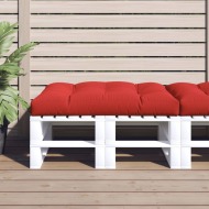 vidaXL Podložka na paletový nábytok, červená 120x80x12 cm, látka - cena, porovnanie