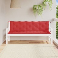 vidaXL Podložka na záhradnú lavičku, červená 180 cm, oxfordská látka - cena, porovnanie