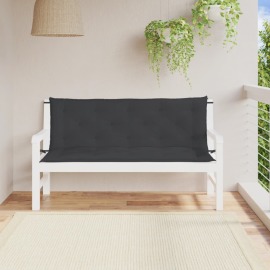 vidaXL Podložka na záhradnú lavičku, čierna 150 cm, oxfordská látka