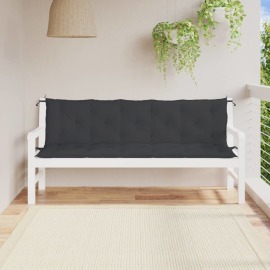 vidaXL Podložka na záhradnú lavičku, čierna 180 cm, oxfordská látka