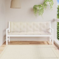 vidaXL Podložka na záhradnú lavičku, krémová 180 cm, oxfordská látka - cena, porovnanie