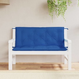 vidaXL Podložka na záhradnú lavičku, modrá 120 cm, oxfordská látka